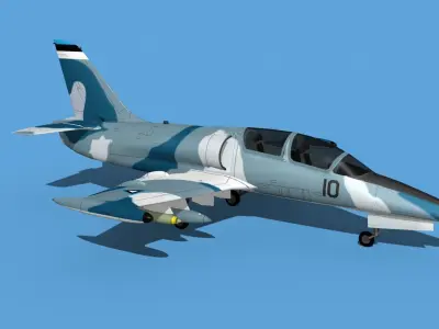 Aero Vodochody L-39C Albatross Estonia 2 3D model