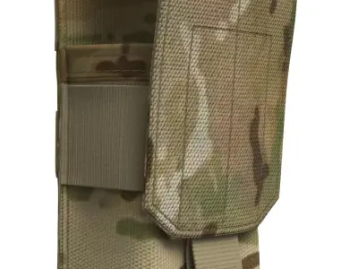 AR-AK Tactical Mag Pouch - Marvelous Designer 3D model