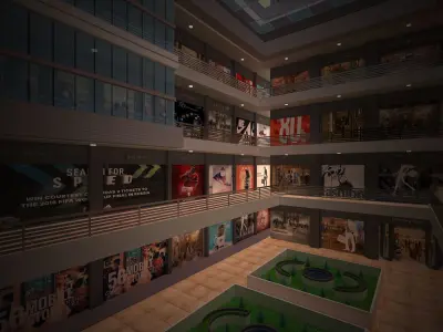 Commercial Building Elevation Model 3D model