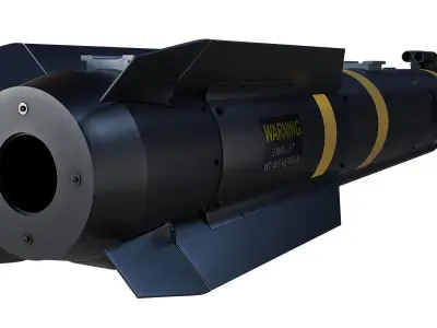 The AGM-114 Hellfire II 3D model