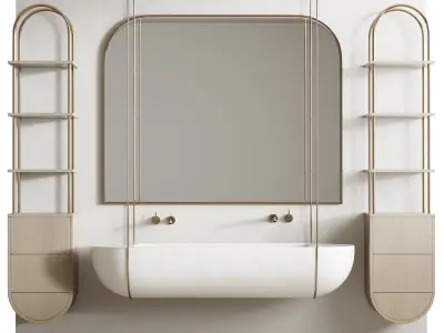 Bathroom furniture 5 3D model