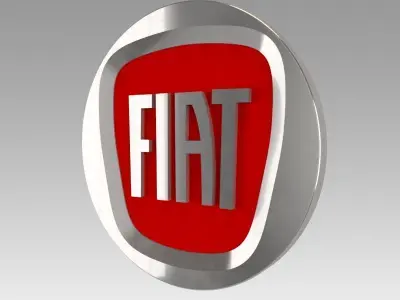 Fiat logo 3D model