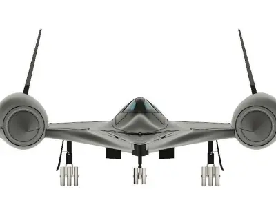 Sr 71 Blackbird 3D model