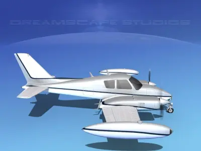Cessna 310 V08 3D model