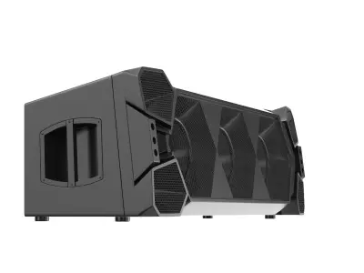 Detailed Ground Speaker System 3D model