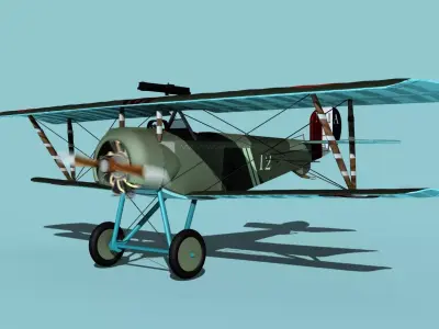 Nieuport 11 VHP V08 3D model
