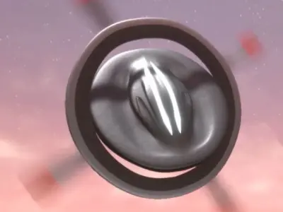 Automated Aerial Duo-rotor Drone 3D model