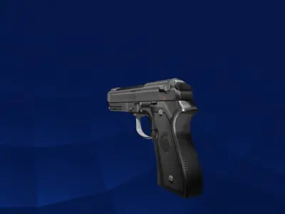 Beretta M9A1 Pistol 3d Model for Gaming  3D model