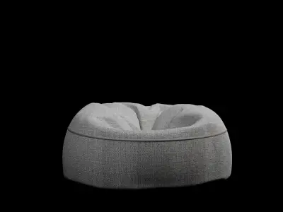 bean buff chair Free 3D model