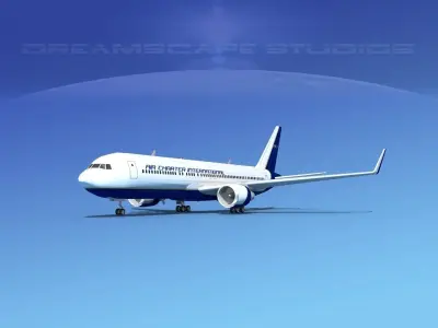 Boeing 767-300 Jetliners Collection 3D model