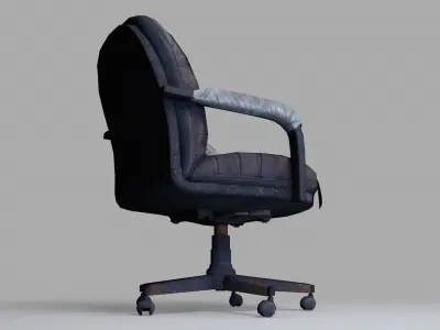 old chair Free low-poly 3D model purchase