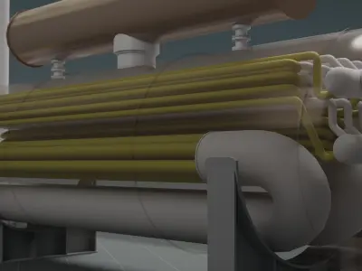  Water Bath Heater 3D model