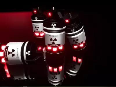 Sci-fi Grenade Low-poly 3D model