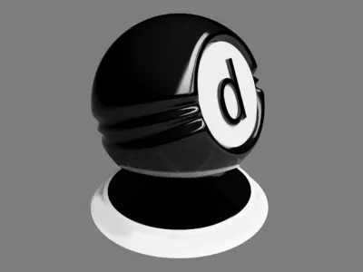 Stackable Metal Bar Stool 3D model