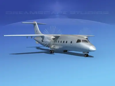 Dornier 328-130 Bare Metal 3D model