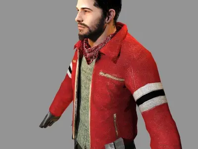 Zebec Zombie Killer Low-poly 3D model