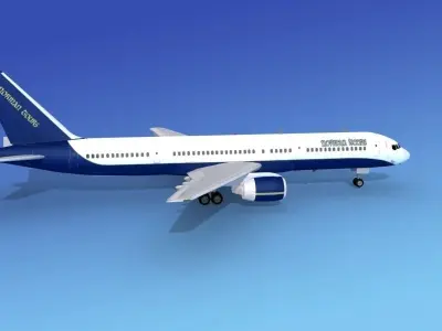 Boeing 757-200 Norman Tours 3D model