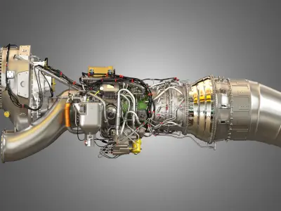 Europrop International - TP400-D6 Turboprop Engine 3D model