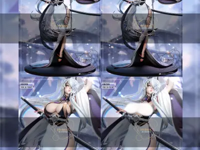 Unzen from Azur Lane Commercial Package 3D print model