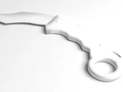 Karambit Knife 3 3D model