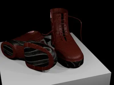 Shoes Low-poly 3D model