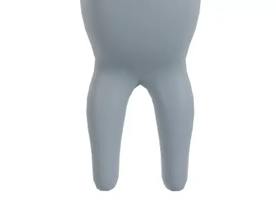 3D model of a cartoon elephant Free 3D model