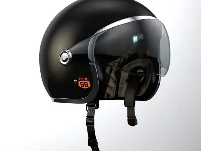 Helmet motorcycle 3D model purchase
