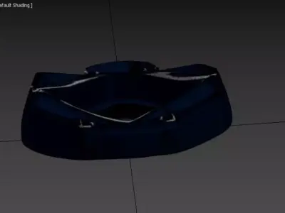 Duffel Bag Low-poly 3D model