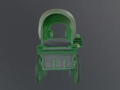 medieval cart 3D model order
