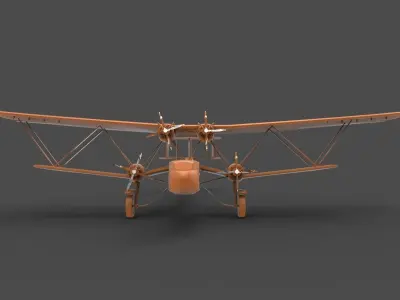 Handley Page HP42 3D print model