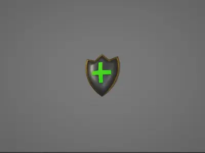 AutoRoyale Buff Defend Low-poly 3D model