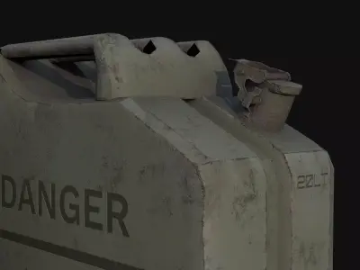 Gas Can  Low-poly 3D model