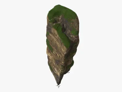 Soaring Rocky Island 3D model