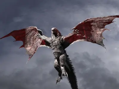 Drake God Lizard Dark Lord  3D model