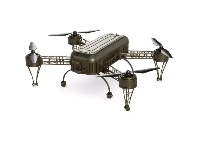 Military UAV 3D model