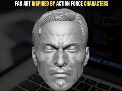 Ironblood Kit 3D printable File For Action Figures 3D print model