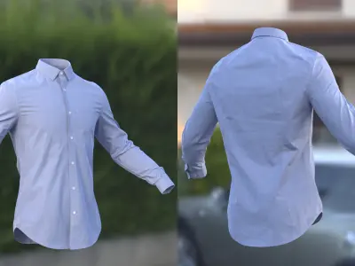 Man and Woman in Shirt 40 3D model