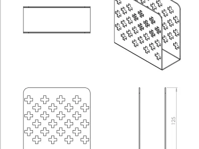 napkin holder 40110262 3D model
