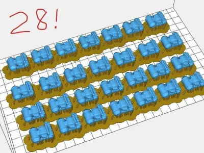 Sci-Fi Hard Infantry Backpack Free 3D print model