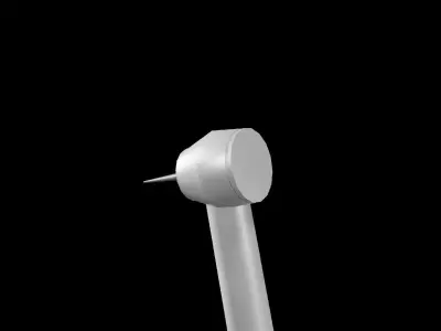 Dental tool airotor Free low-poly 3D model