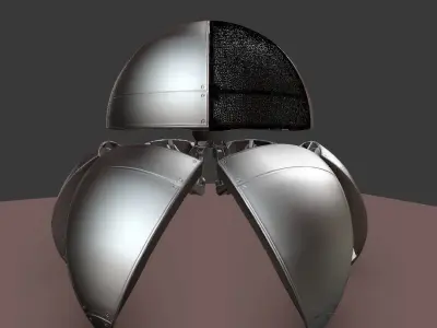 Sphere Bot High Poly Version Free Download Free 3D model