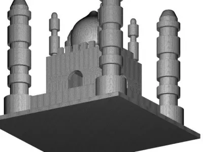 Baby Palace Toy 3D model