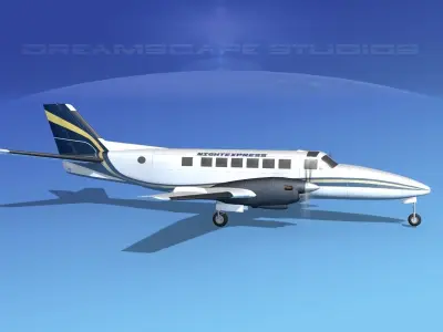 Beechcraft B99 Night Express 3D model