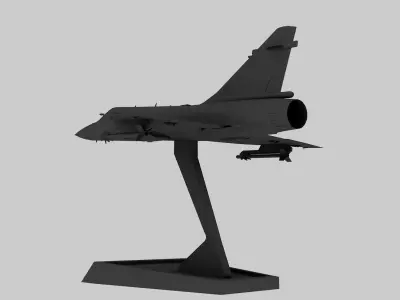 STL Dassault Mirage 2000 3D print model