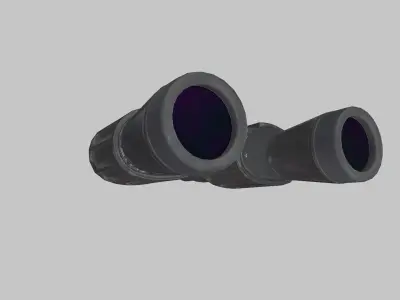 Binoculars Low-poly PBR Free low-poly 3D model
