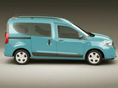 Dacia Dokker and Dokker Van 3D model