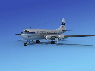Boeing 377 Pan Am 1 3D model