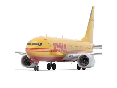 Boeing 737-800 MAX DHL 3D model