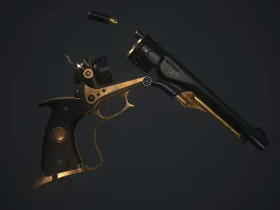 Colt Westwood ElDorado Low-poly 3D model