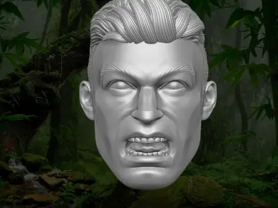 Duke GI Joe Fan Art kit3D printable File For Action Figures 3D print model